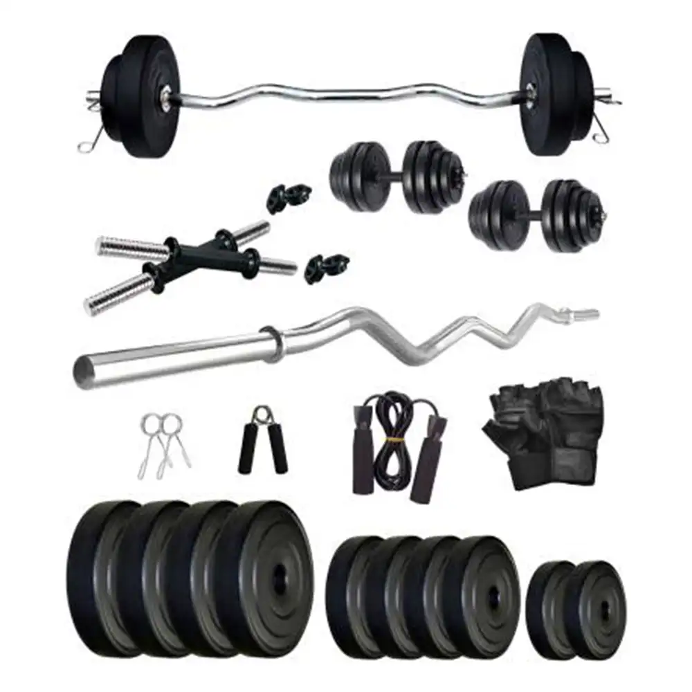 Fitmax PVC 15KG COMBO 3 WB SL Home Gym Kit