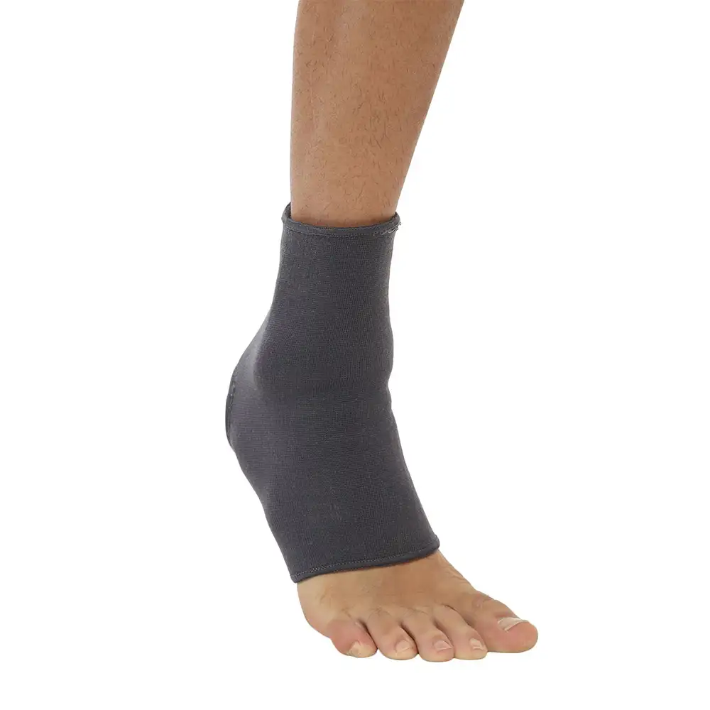 Nivia Orthopedic Ankle Support Knitted,  Grey  Medium