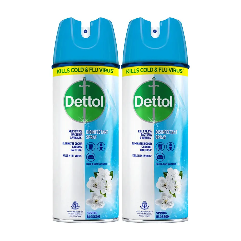 Dettol Spring Blossom Surface Disinfectant Spray Sanitizer - Pack of 2