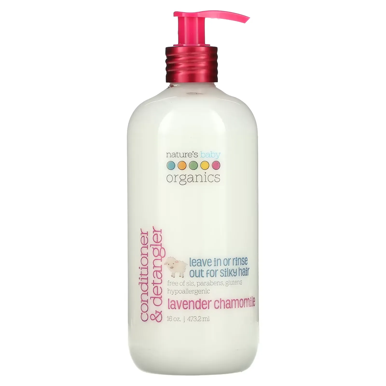 Conditioner & Detangler, Lavender Chamomile, 16 oz (473.2 ml)