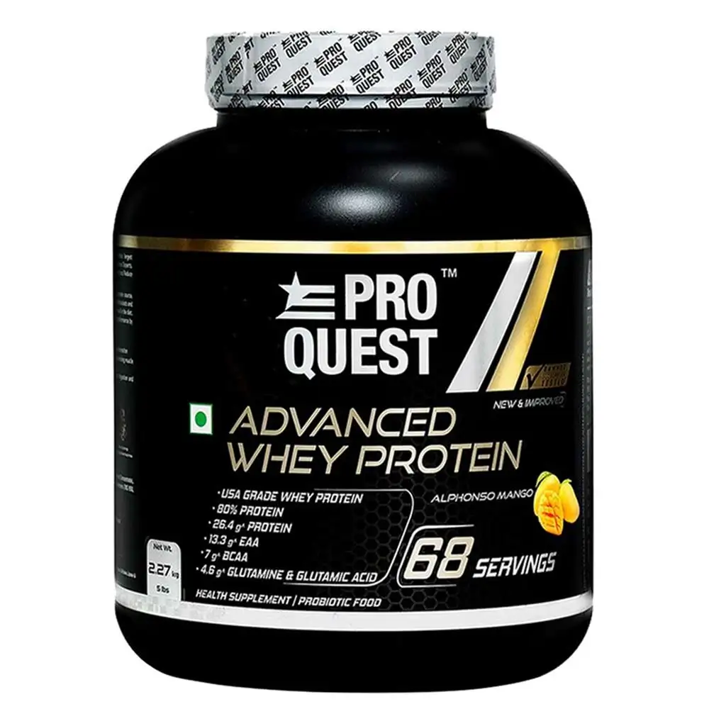 Proquest Advanced Whey Protein,  5 lb  Alphonso Mango