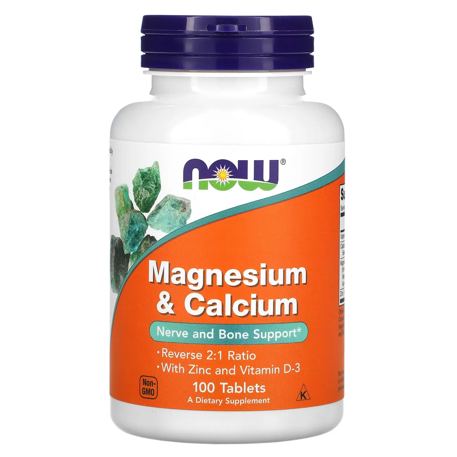 Magnesium & Calcium, 100 Tablets