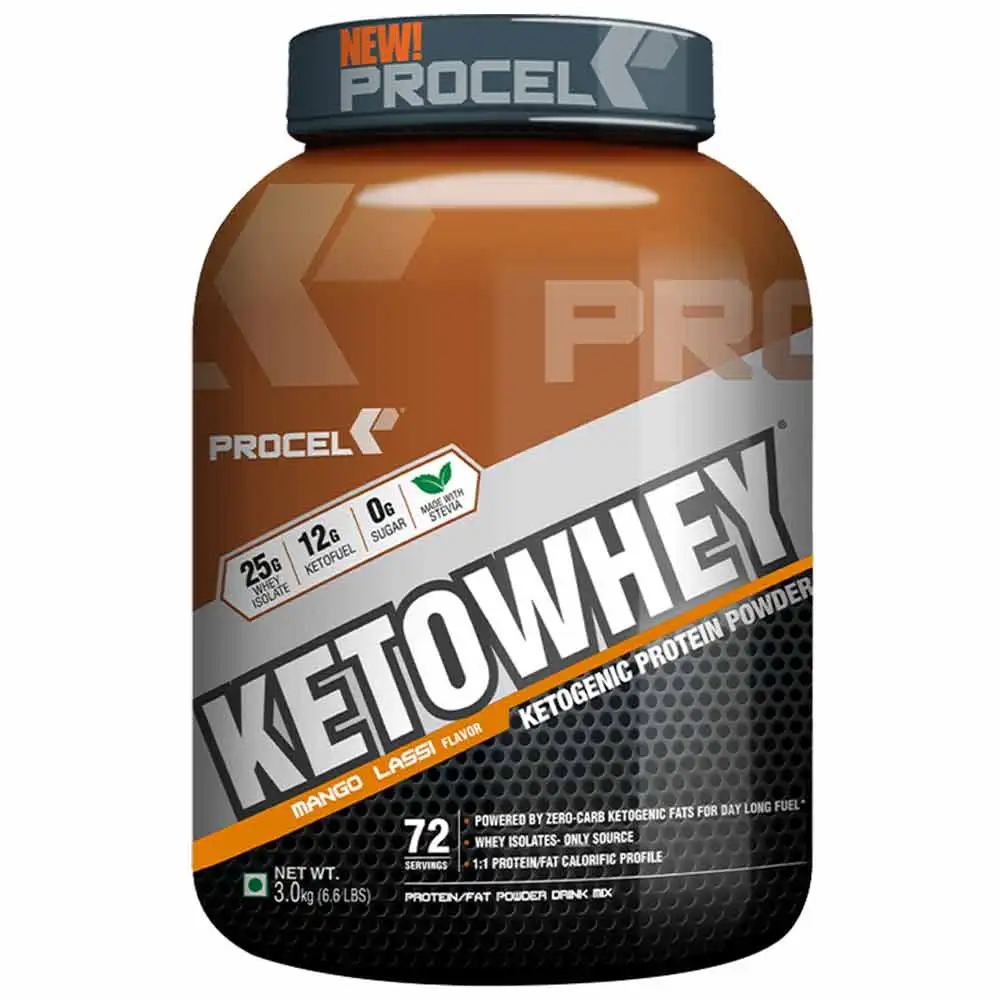 Procel Ketowhey Ketogenic Protein Powder,  6.6 lb  Mango Lassi