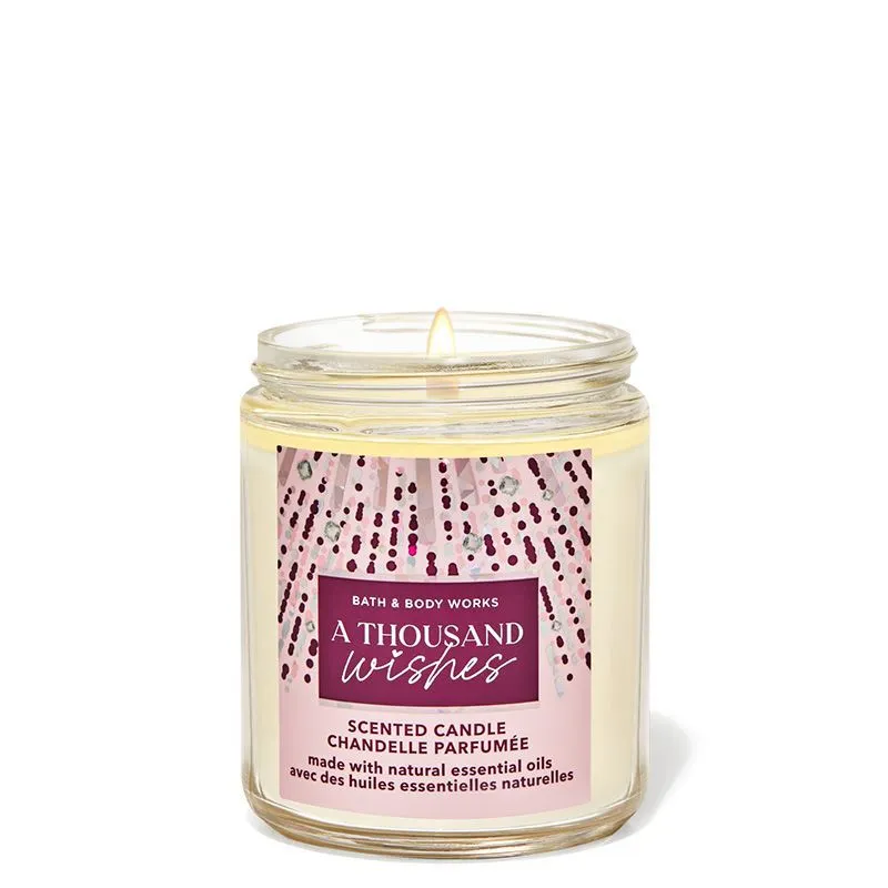 Bath & Body Works A Thousand Wishes Single Wick Candle