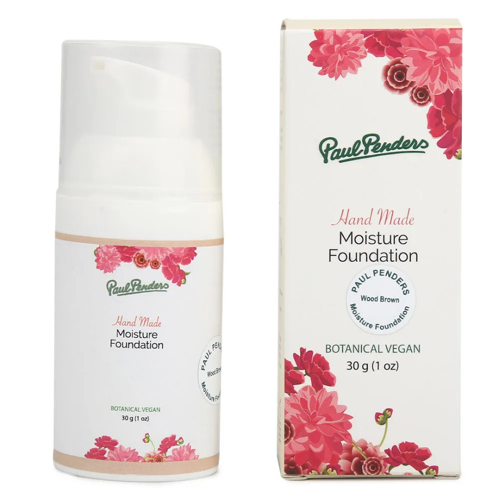 Paul Penders Botanical Vegan Moisture Foundation - Wood Brown