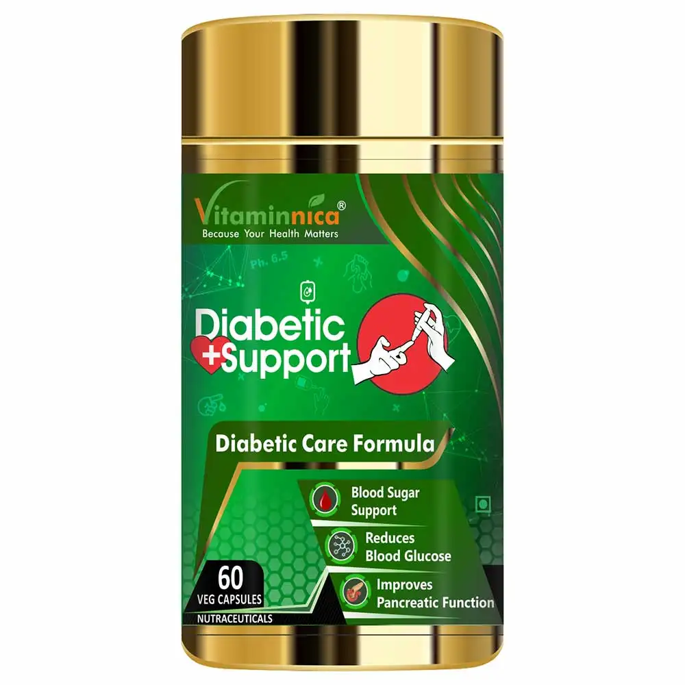 Vitaminnica Diabetic Support,  60 veggie capsule(s)