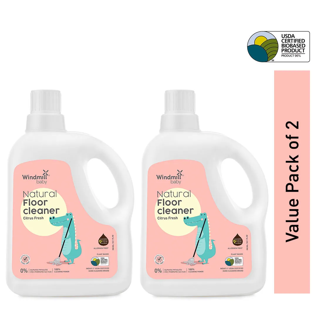 Windmill baby - Natural Floor Cleaner - Pack of 2