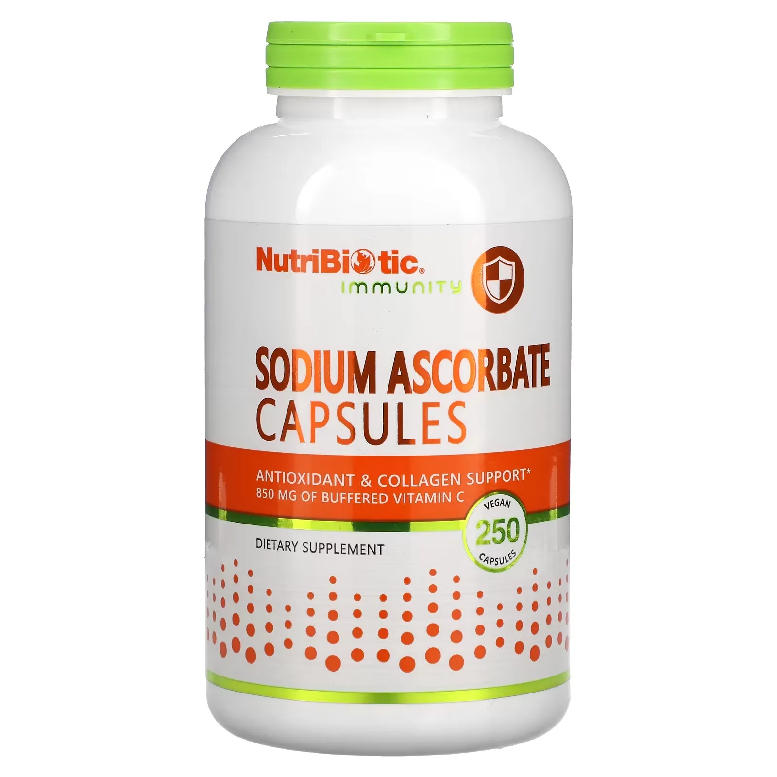 Immunity, Sodium Ascorbate, 250 Vegan Capsules