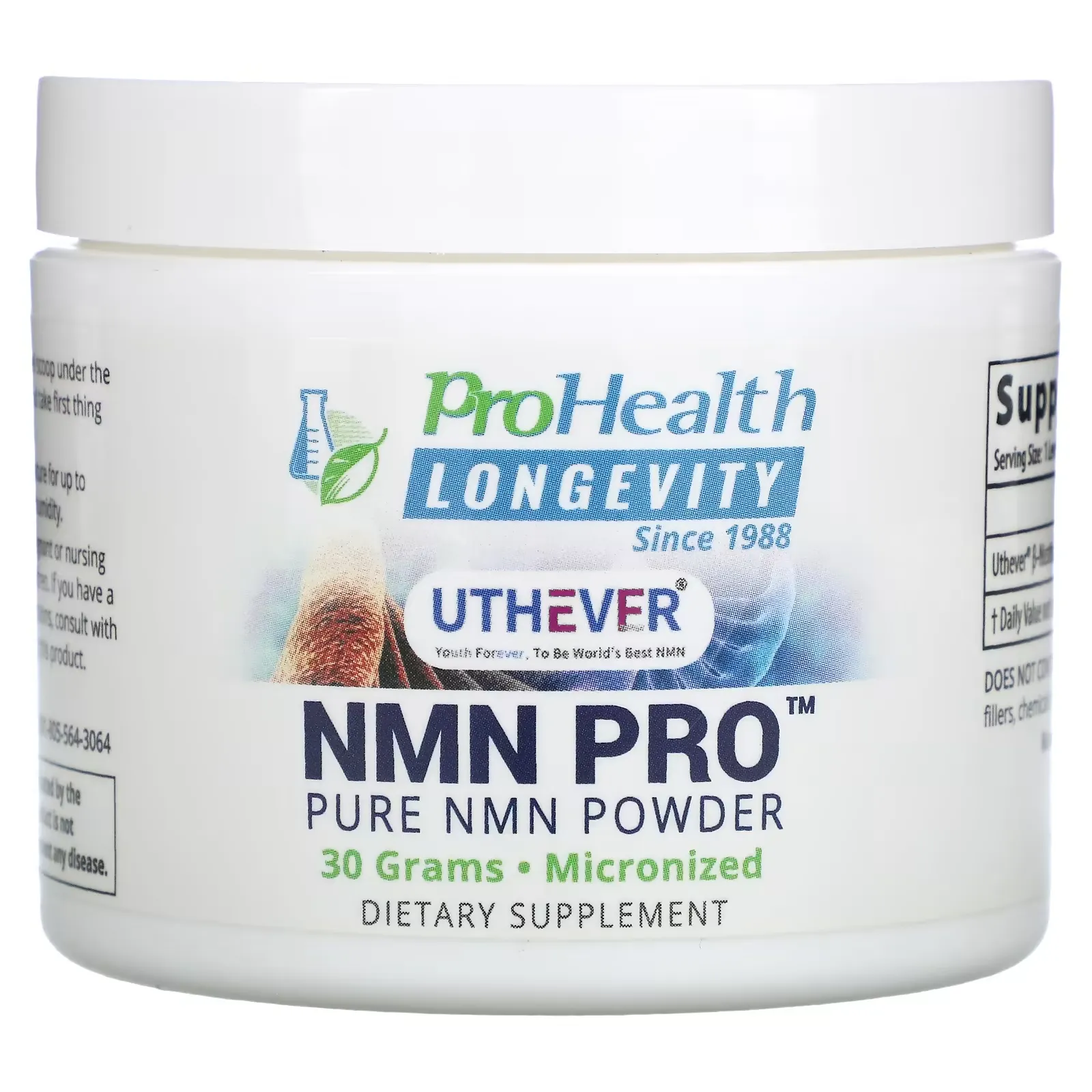 NMN Pro, Pure NMN Powder, 30 g