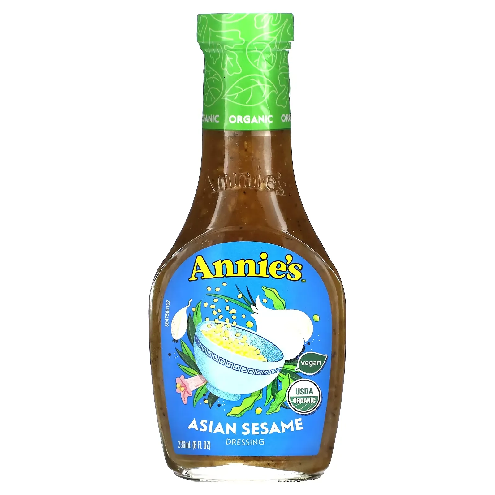 Organic Asian Sesame Dressing, 8 fl oz (236 ml)