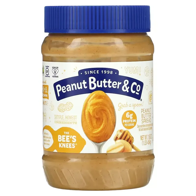 Peanut Butter Spread, The Bee's Knees, 16 oz (454 g)