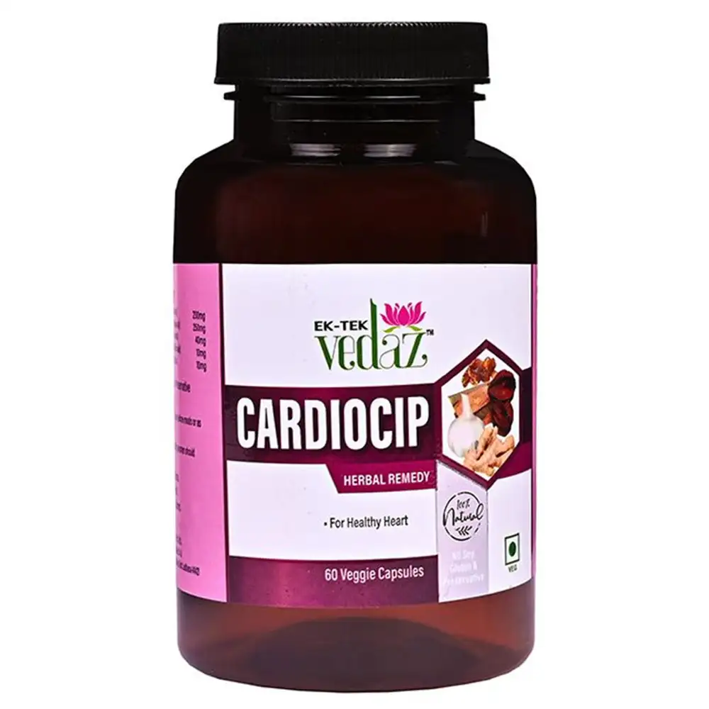 Ek-Tek Vedaz Cardiocip,  60 veggie capsule(s)