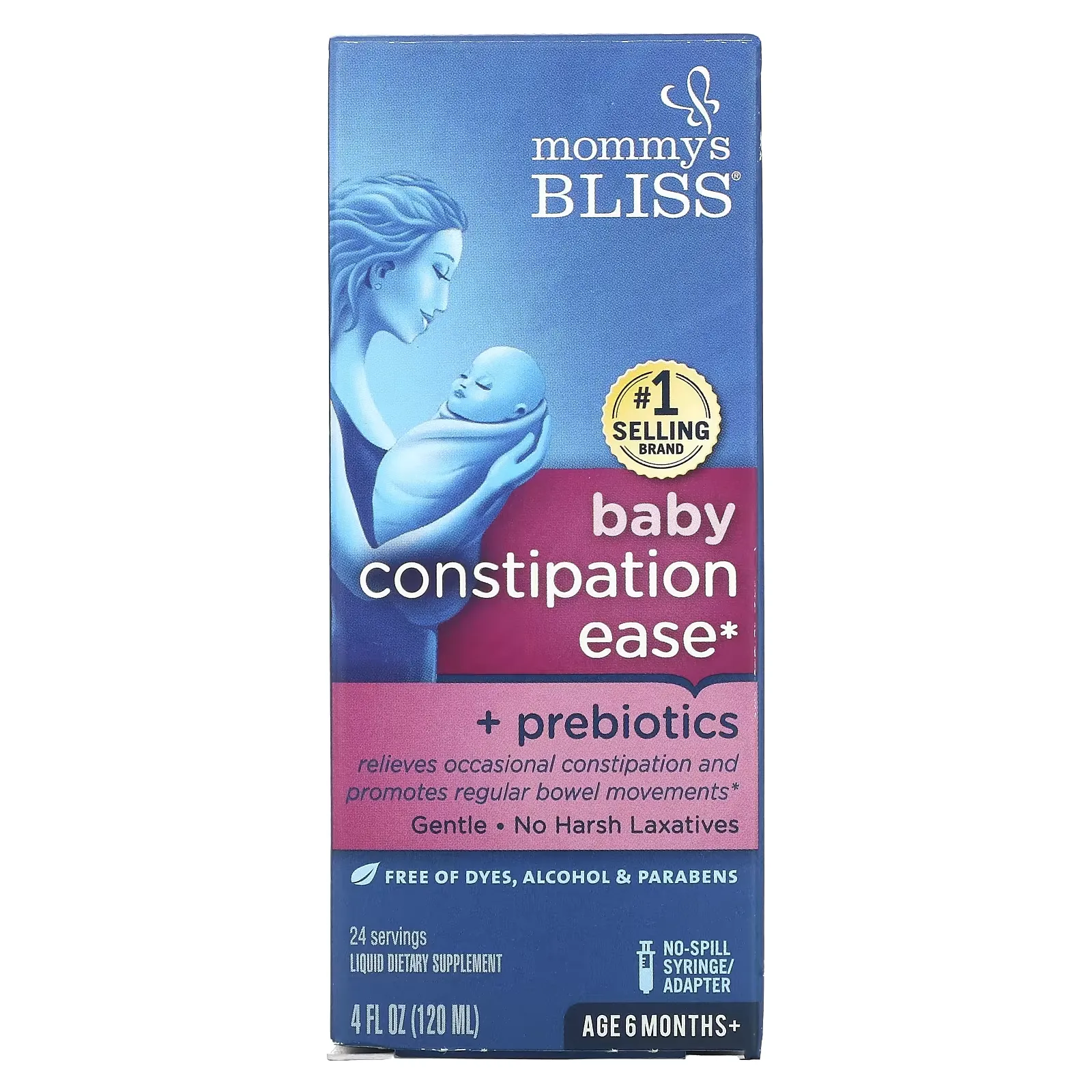 Baby, Constipation Ease, 6 Months+, 4 fl oz (120 ml)