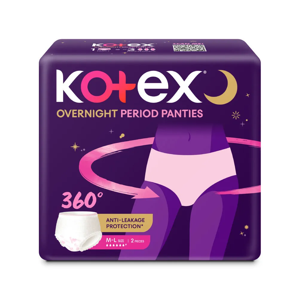 Kotex Overnight Period Panties (Medium/Large Size)