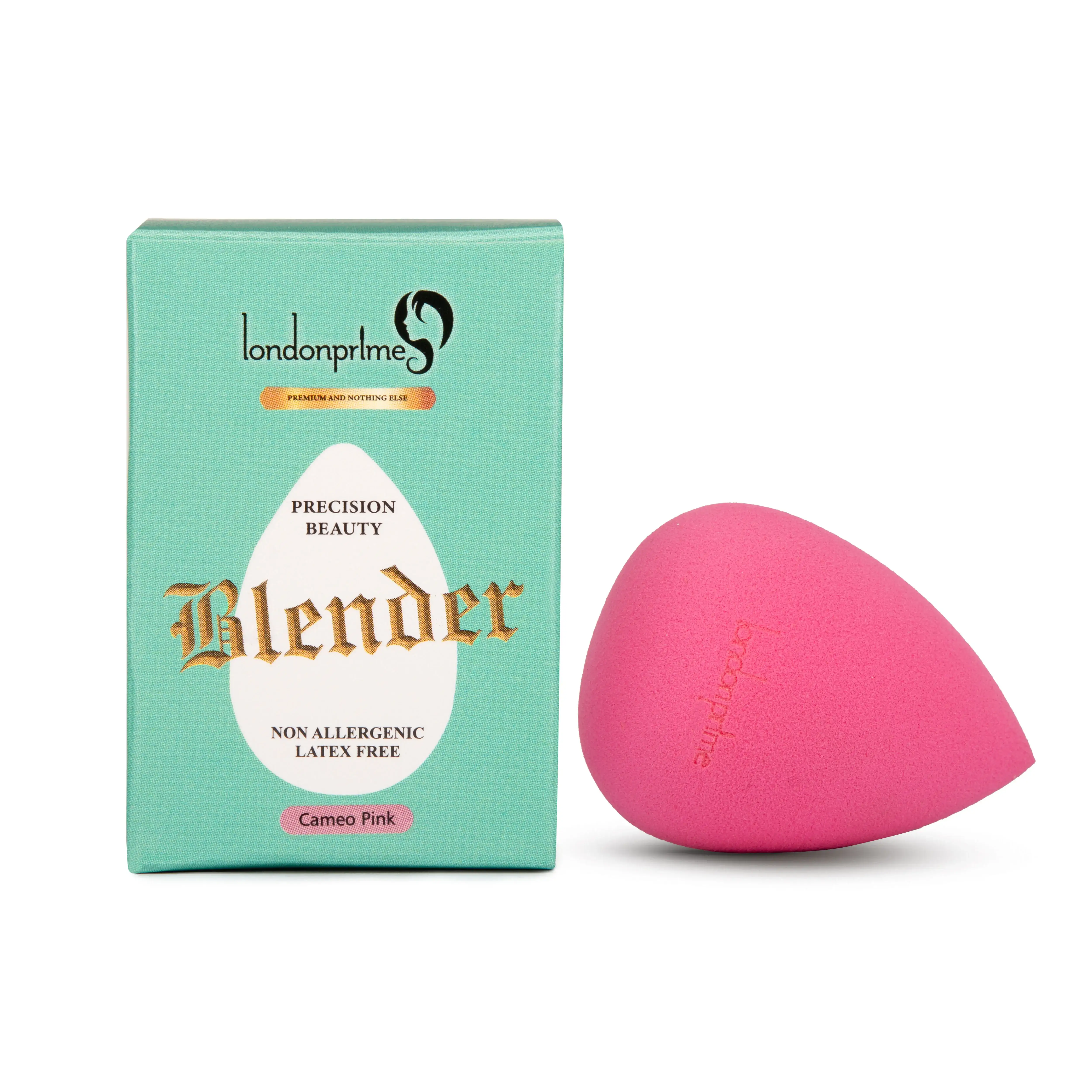 London Pride Cosmetics Prime Precision Beauty Blender - Cameo Pink