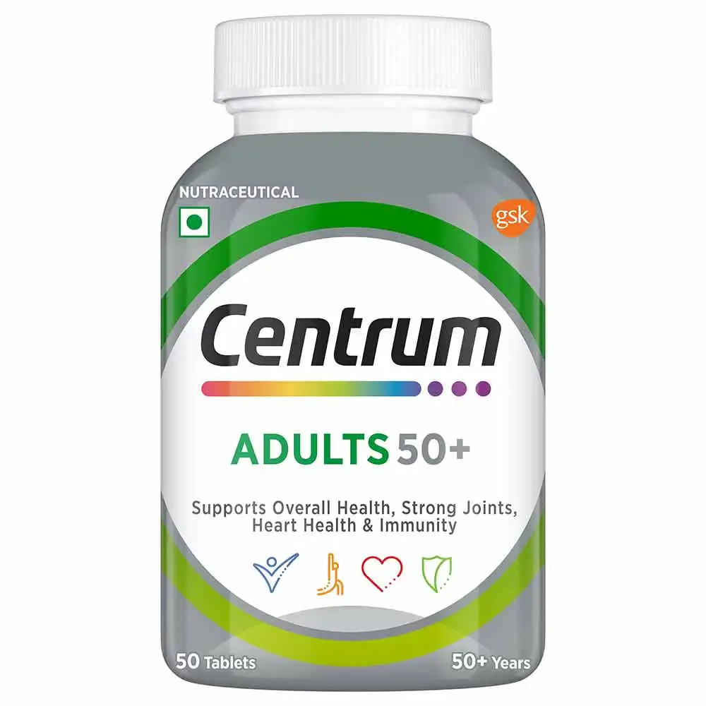 Centrum Adults 50+,  Unflavoured  50 tablet(s)