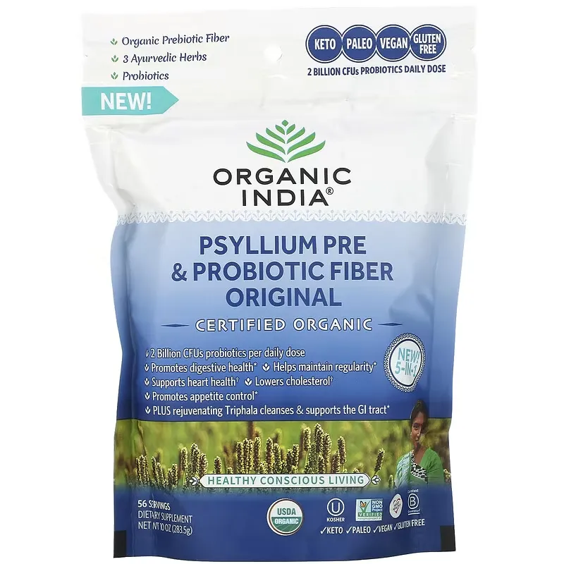 Psyllium Pre & Probiotic Fiber, Original, 10 oz (283.5 g)