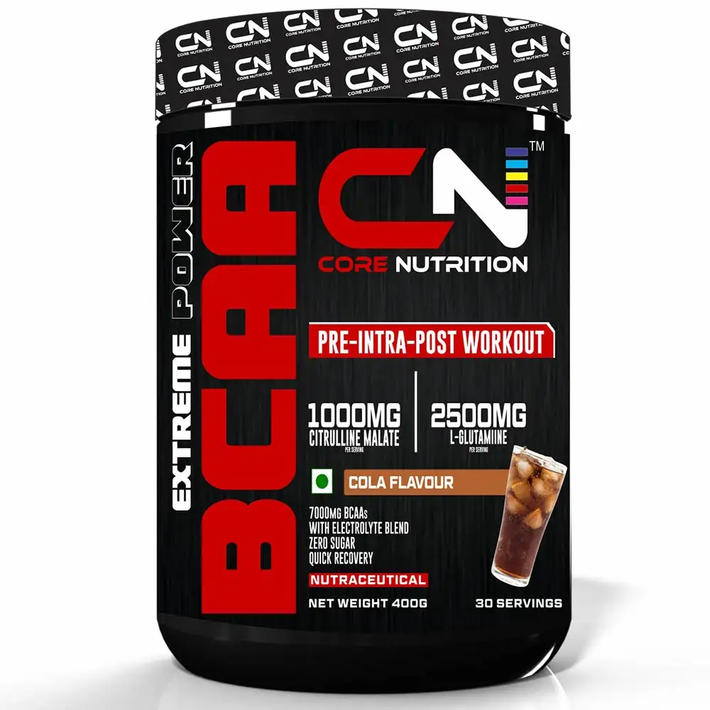 Core Nutrition Extreme Power BCAA,  0.88 lb  30 Servings  Cola