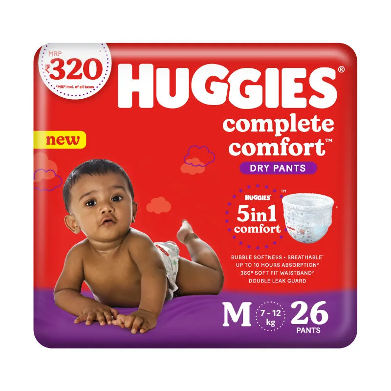 Huggies Complete Comfort Dry Pants - Medium