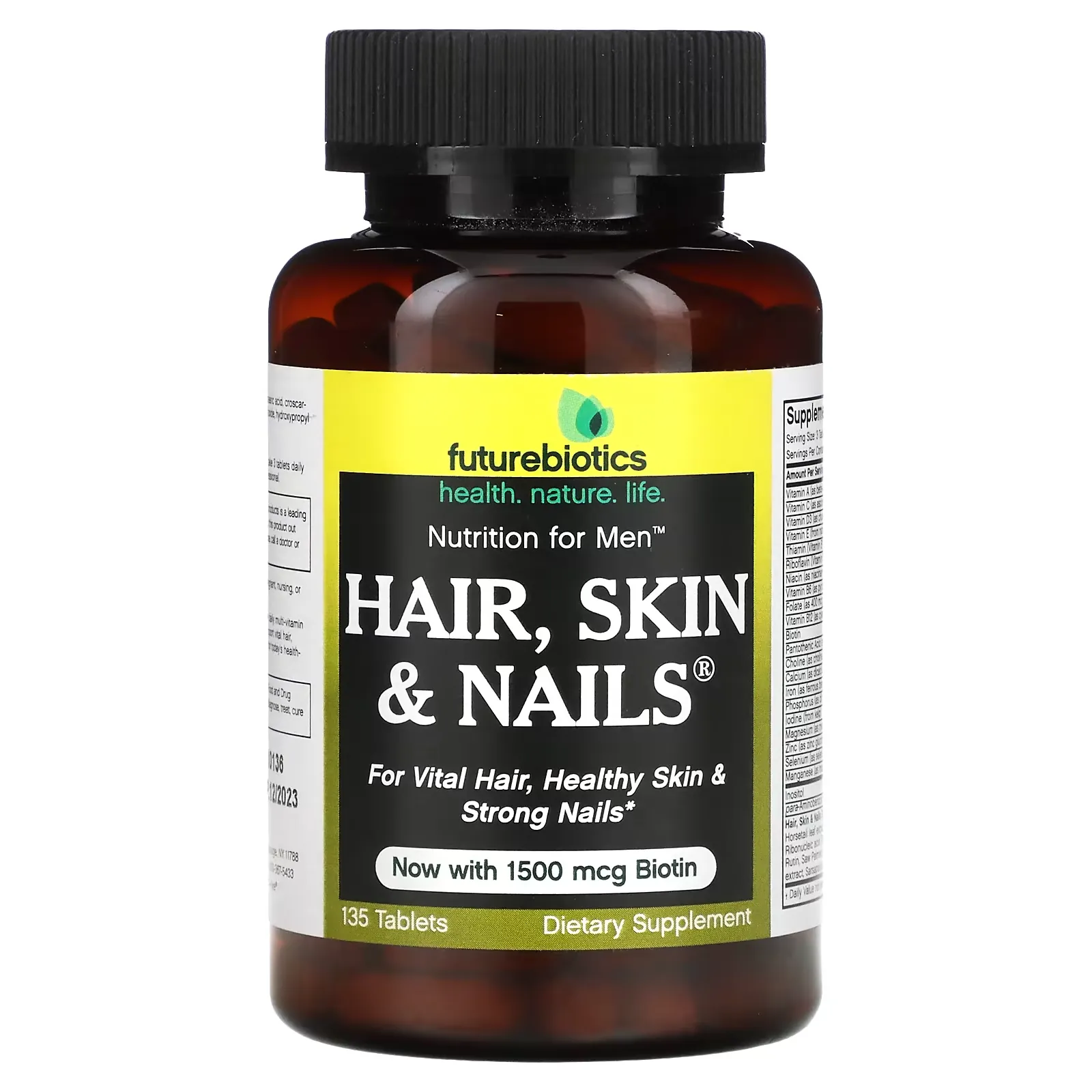 Nutrition For Men, Hair, Skin & Nails, 135 Tablets