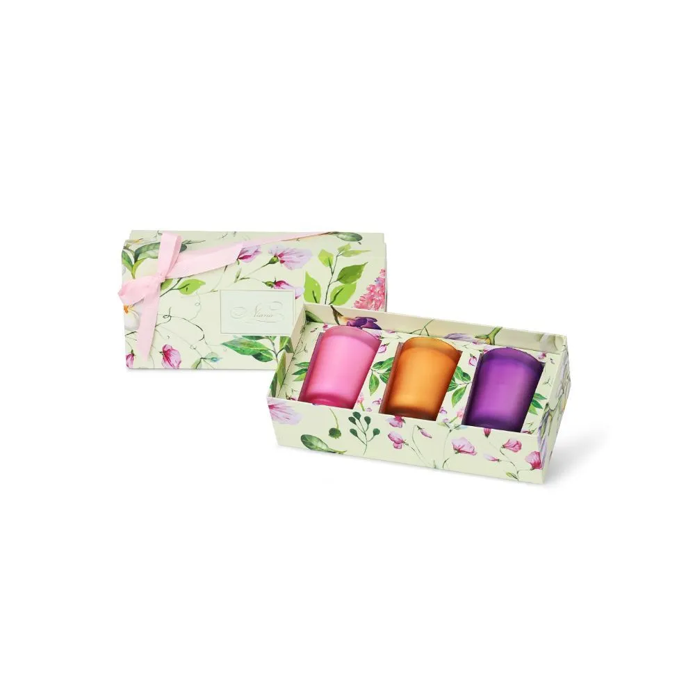 Niana Spring Summer Candle Trio - Hyacinth, Orange Flower, Sweet Pea