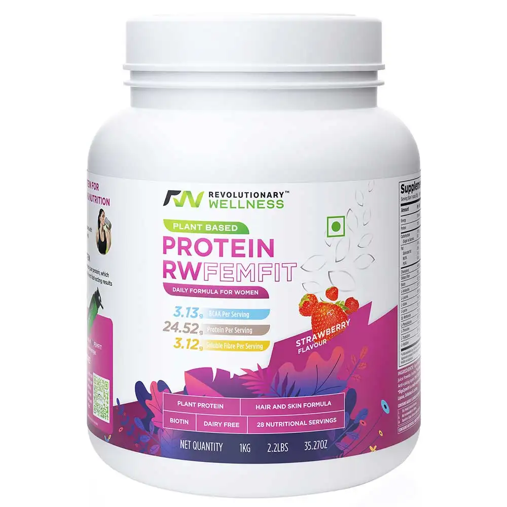 RW Plant Based Protein Femfit,  Strawberry  2.2 lb