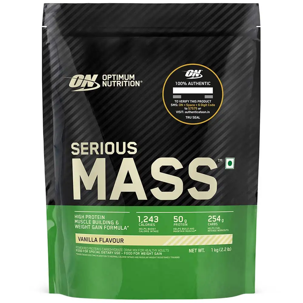 ON (Optimum Nutrition) Serious Mass,  2.2 lb  Vanilla