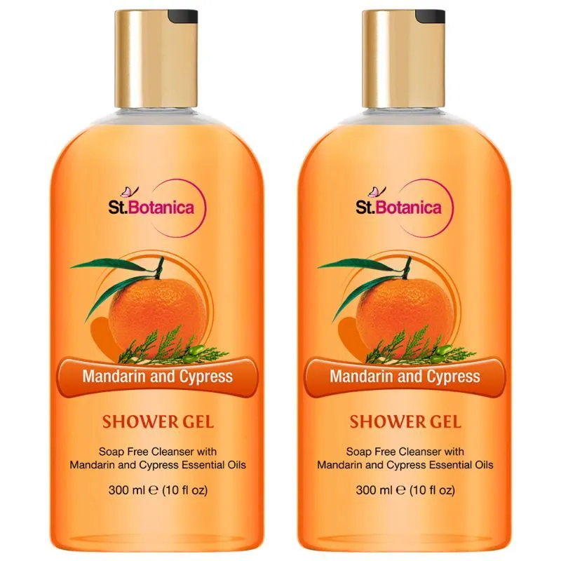 St.Botanica Mandarin & Cypress Luxury Shower Gel (Pack of 2)