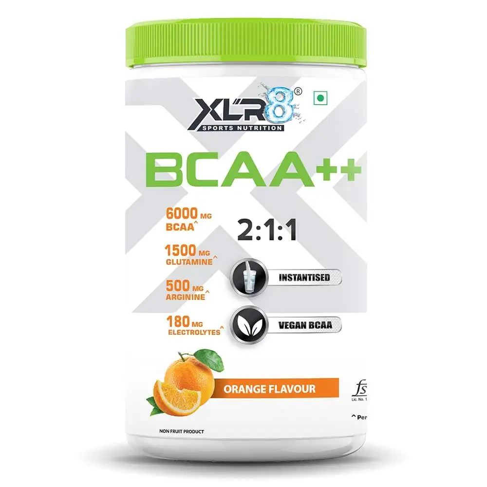 XLR8 Instantised Vegan BCAA++,  0.99 lb  30 Servings  Orange