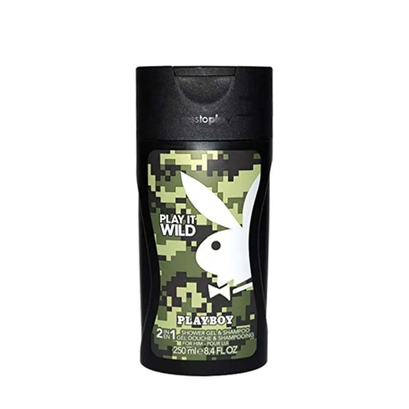 Playboy Play It Wild Men Shower Gel (Shrink Wrap)