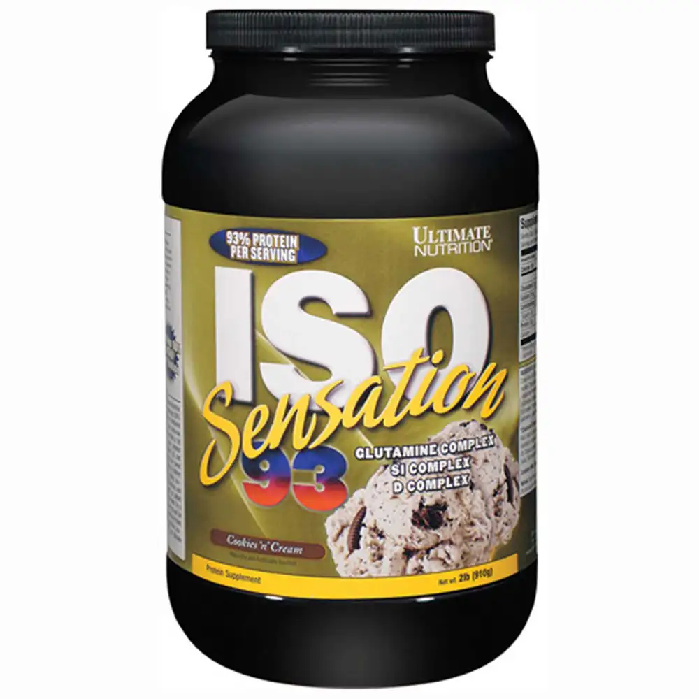 Ultimate Nutrition ISO Sensation 93,  2 lb  Cookies & Cream