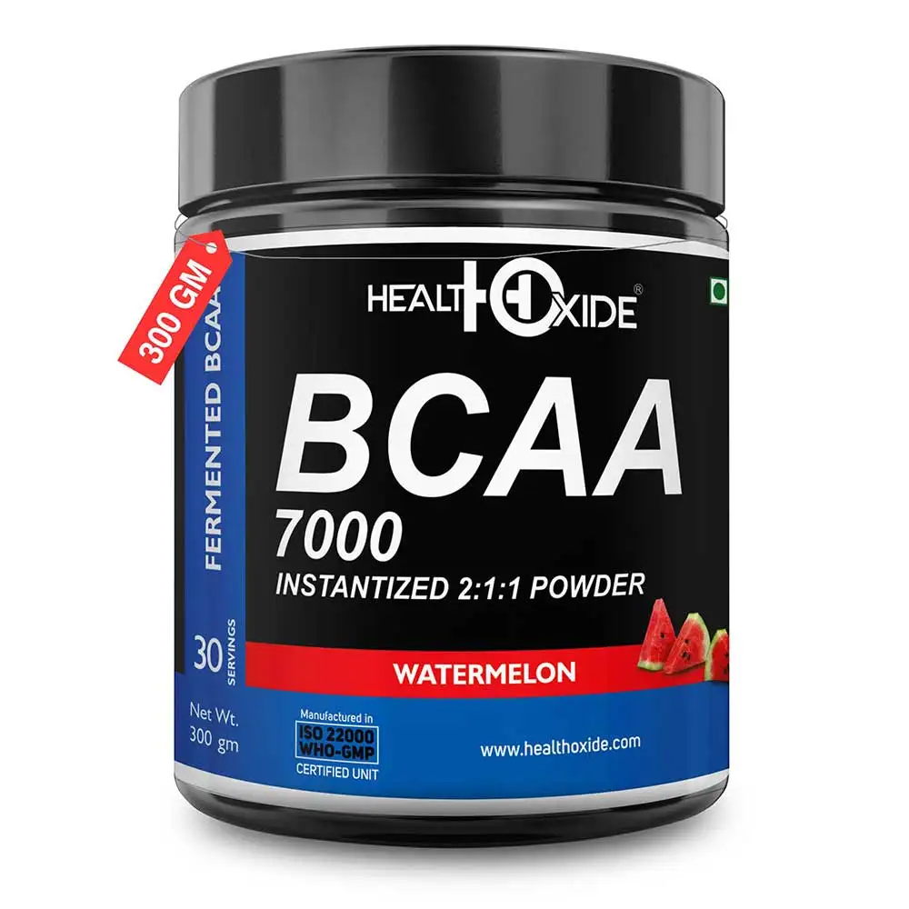 Health Oxide BCAA 7000 Instantized 2:1:1 Powder,  0.66 lb  30 Servings  Watermelon