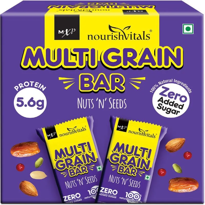 Nourish Vitals Multigrain Nuts N Seeds Bar