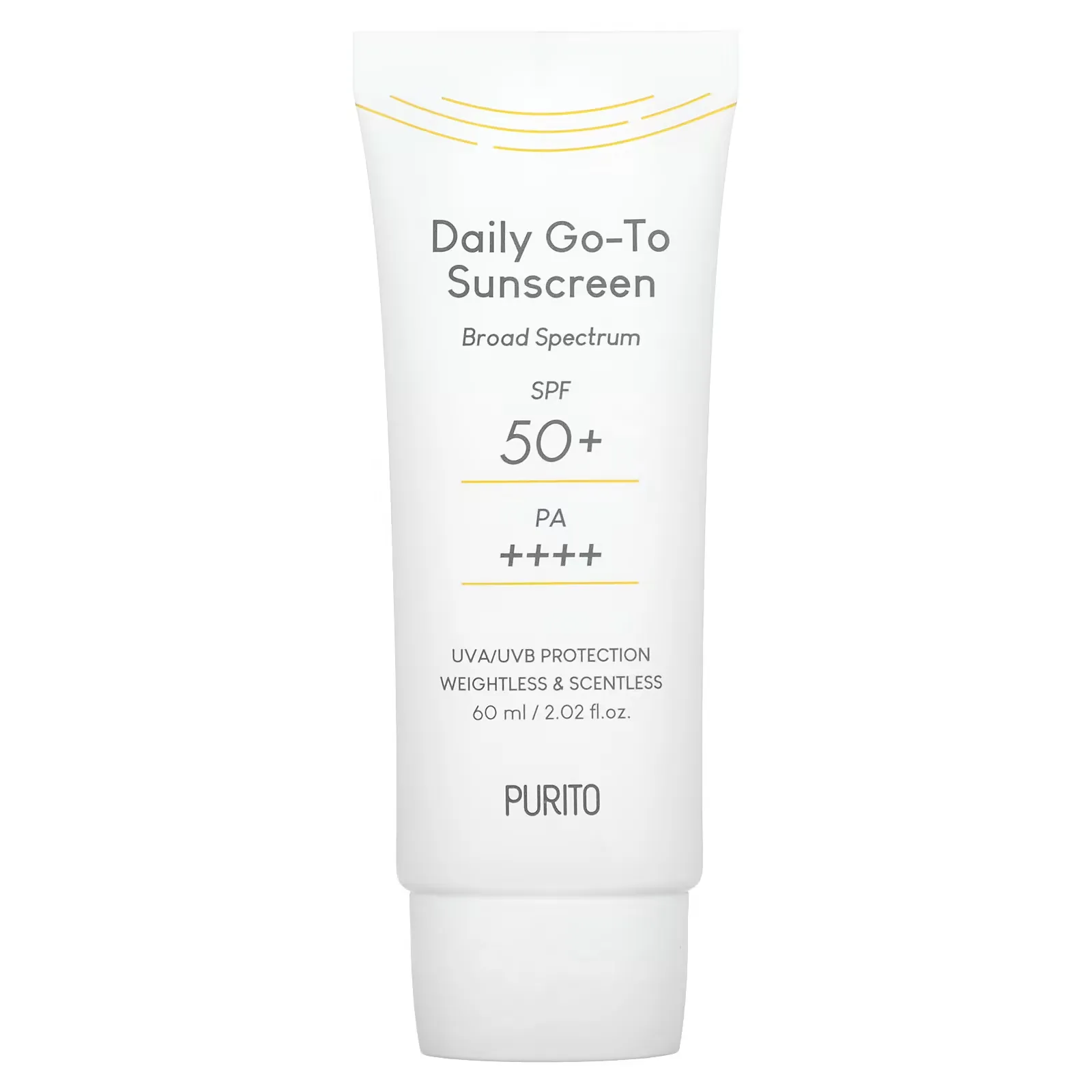 Daily Go-To Sunscreen, SPF 50+ PA++++, 2.02 fl oz (60 ml)