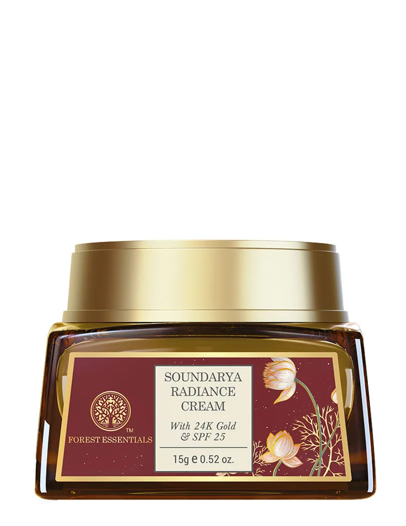 Forest Essentials Soundarya Radiance Cream With 24K Gold And SPF25