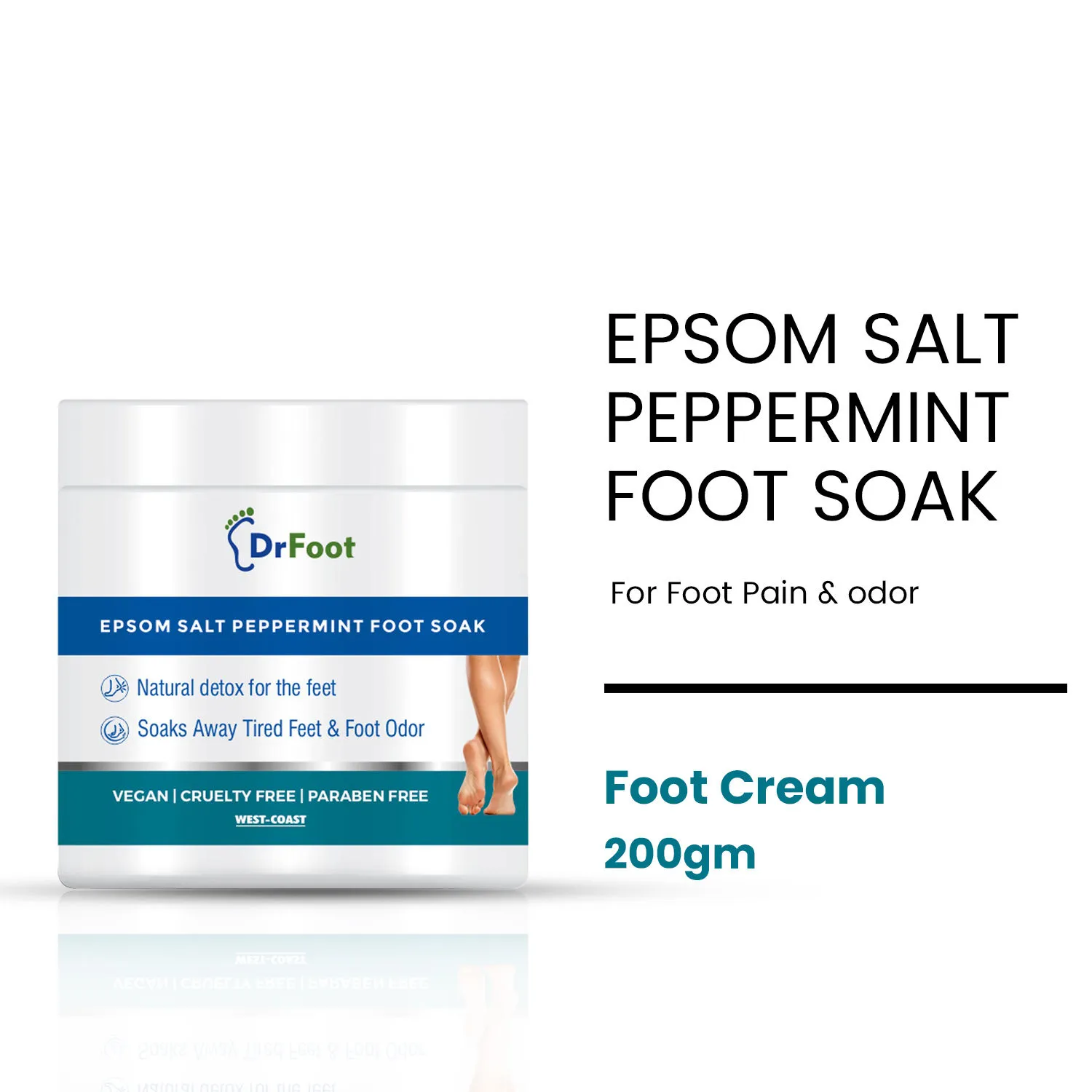 Dr.Foot Epsom Salt Peppermint Foot Soak