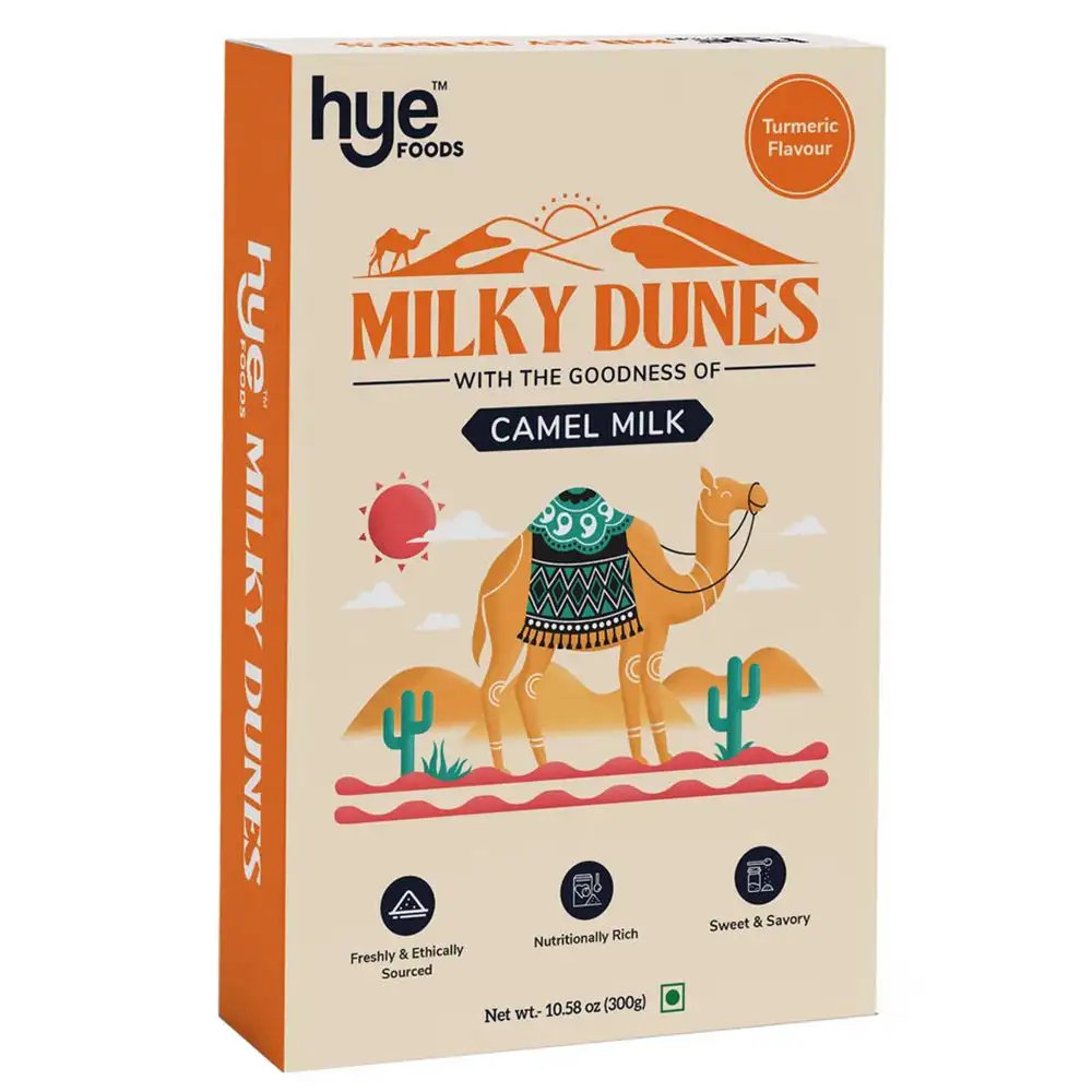 Hye Foods Milky Dunes Camel Milk,  Turmeric  300 g