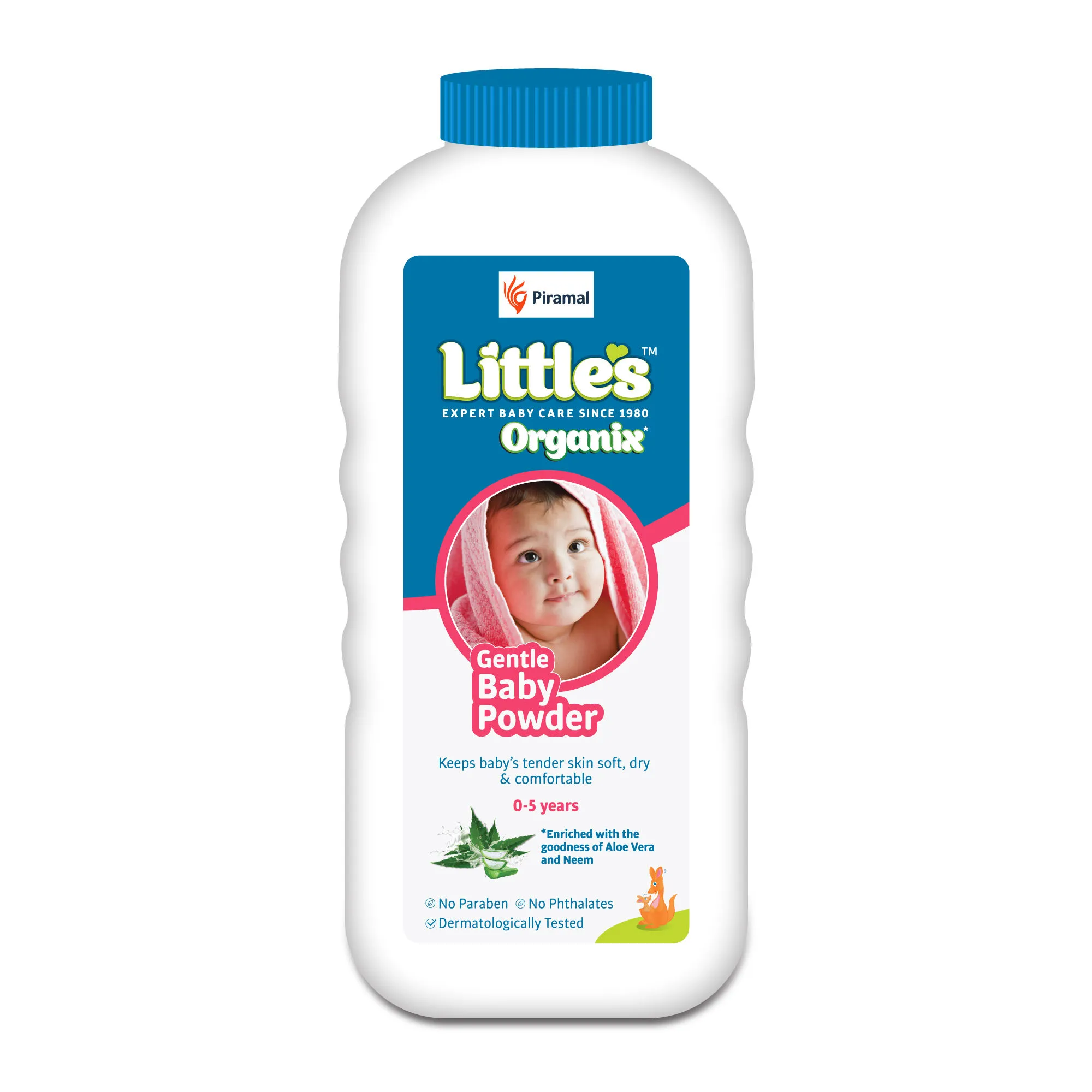 Little's Organix Gentle Baby Powder With Organic Aloe Vera And Neem Extract