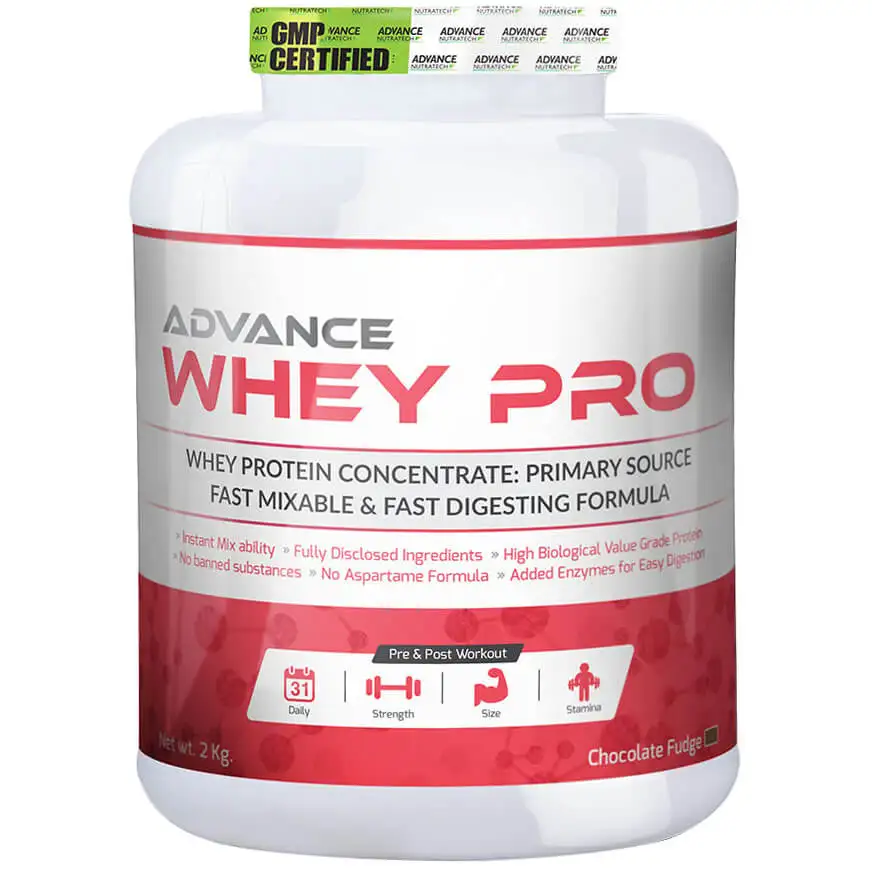 Advance Nutratech Advance Whey Pro,  4.4 lb  Chocolate Fudge