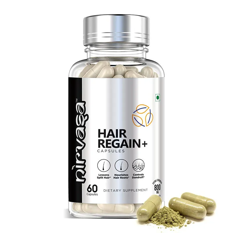 Nirvasa Hair Regain Plus For Hair Revitalization