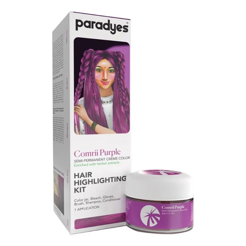 Paradyes Hair Highlighting Kit - Comrii Purple