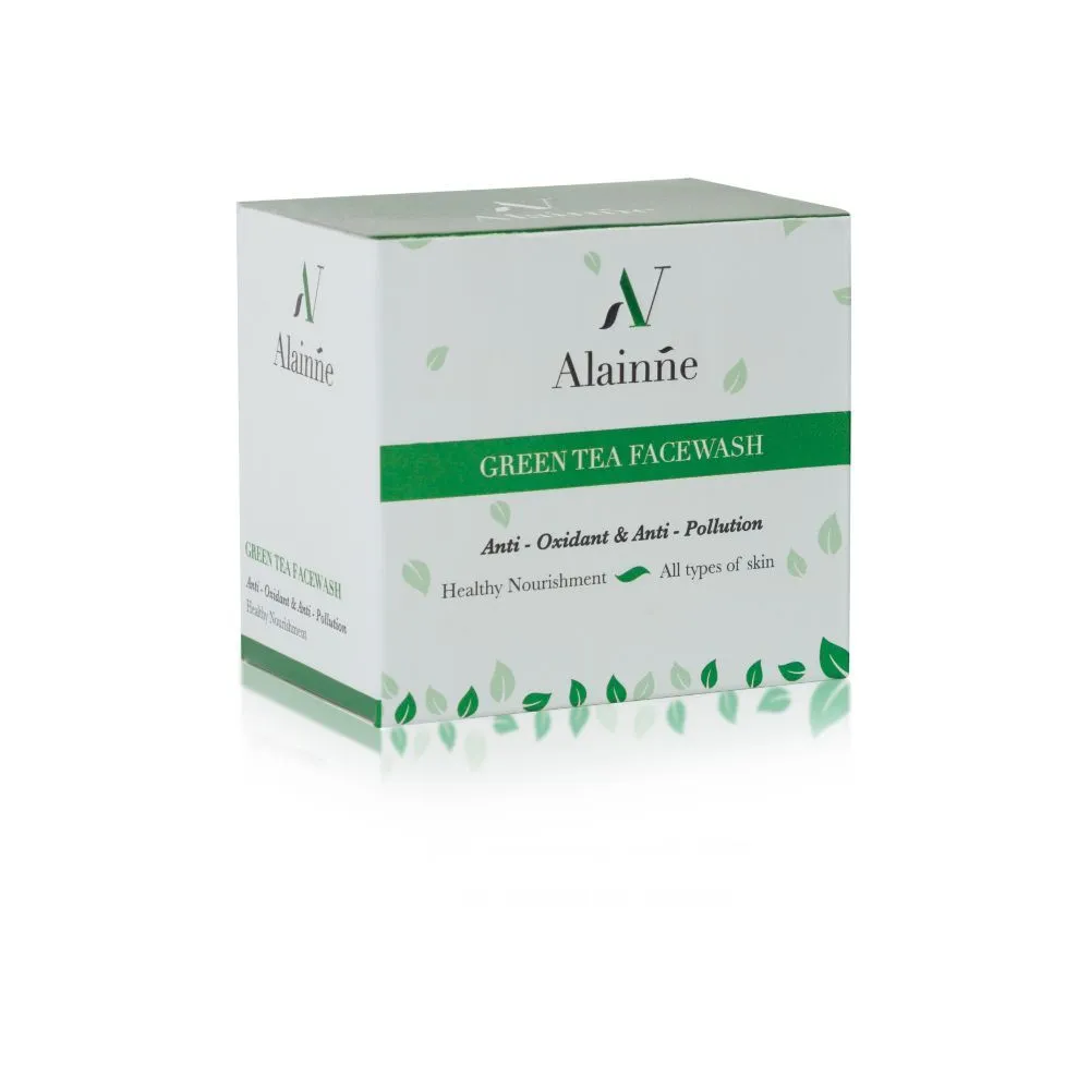 Alainne Green Tea Facewash Sachet