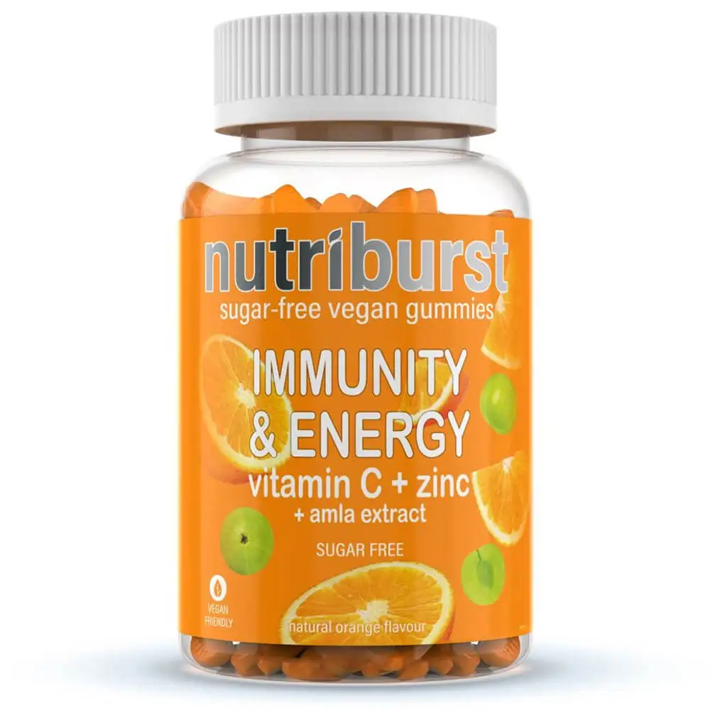 Nutriburst Immunity & Energy,  60 gummies  Orange