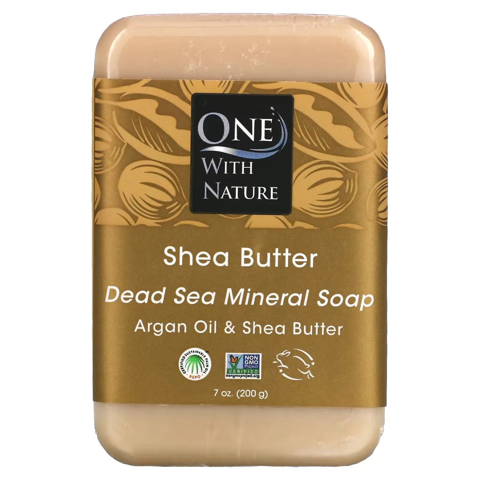 Dead Sea Mineral Soap Bar, Shea Butter, 7 oz (200 g)