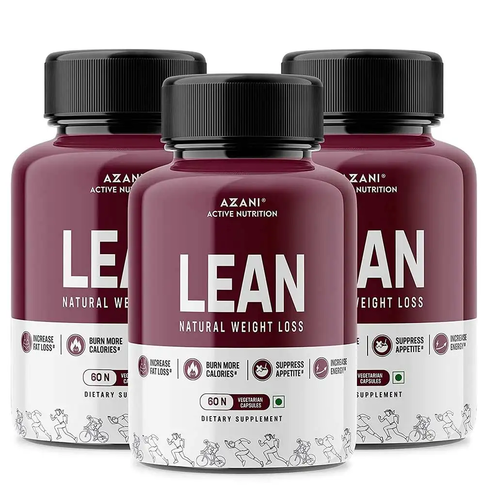 Azani Active Nutrition Lean,  60 capsules  Unflavoured (Pack of 3)