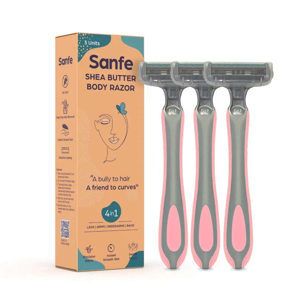 Sanfe Shea Butter Body Razor 4 in 1 for Women