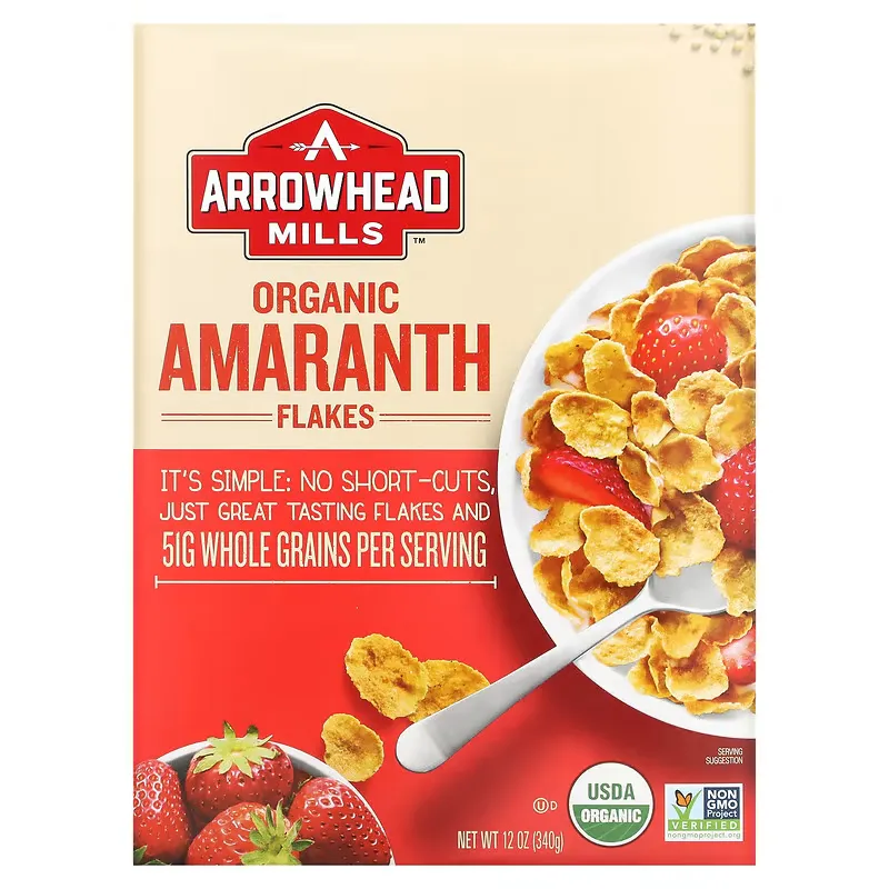 Organic Amaranth Flakes, 12 oz (340 g)