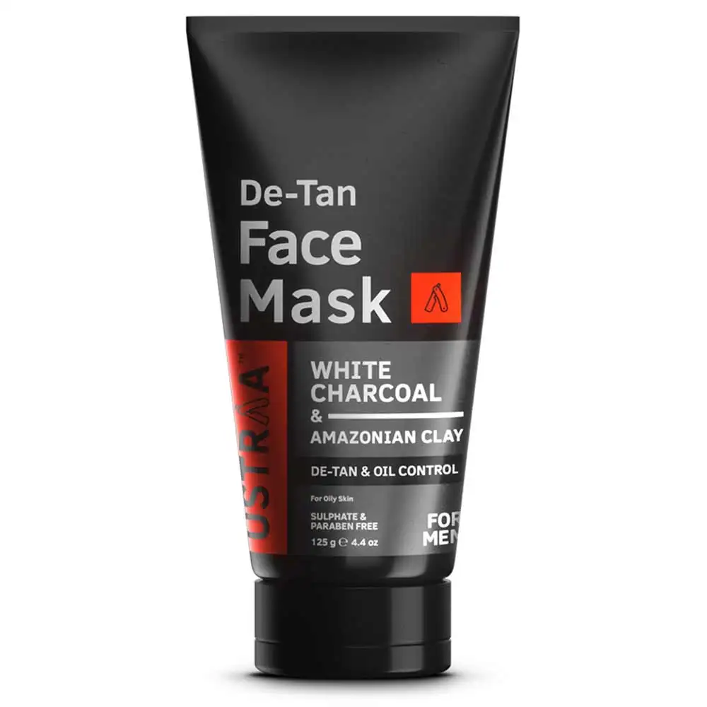 Ustraa De-Tan Face Mask,  125 g  for Oily Skin