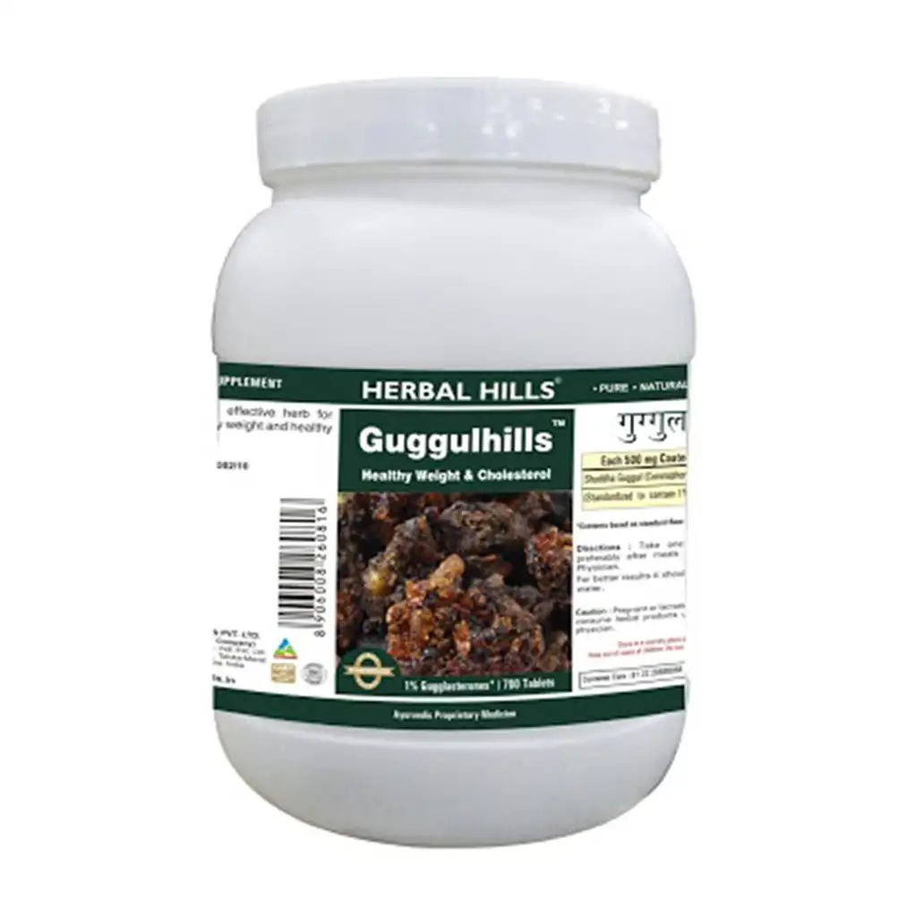 Herbal Hills Guggul Hills Value Pack,  700 capsules