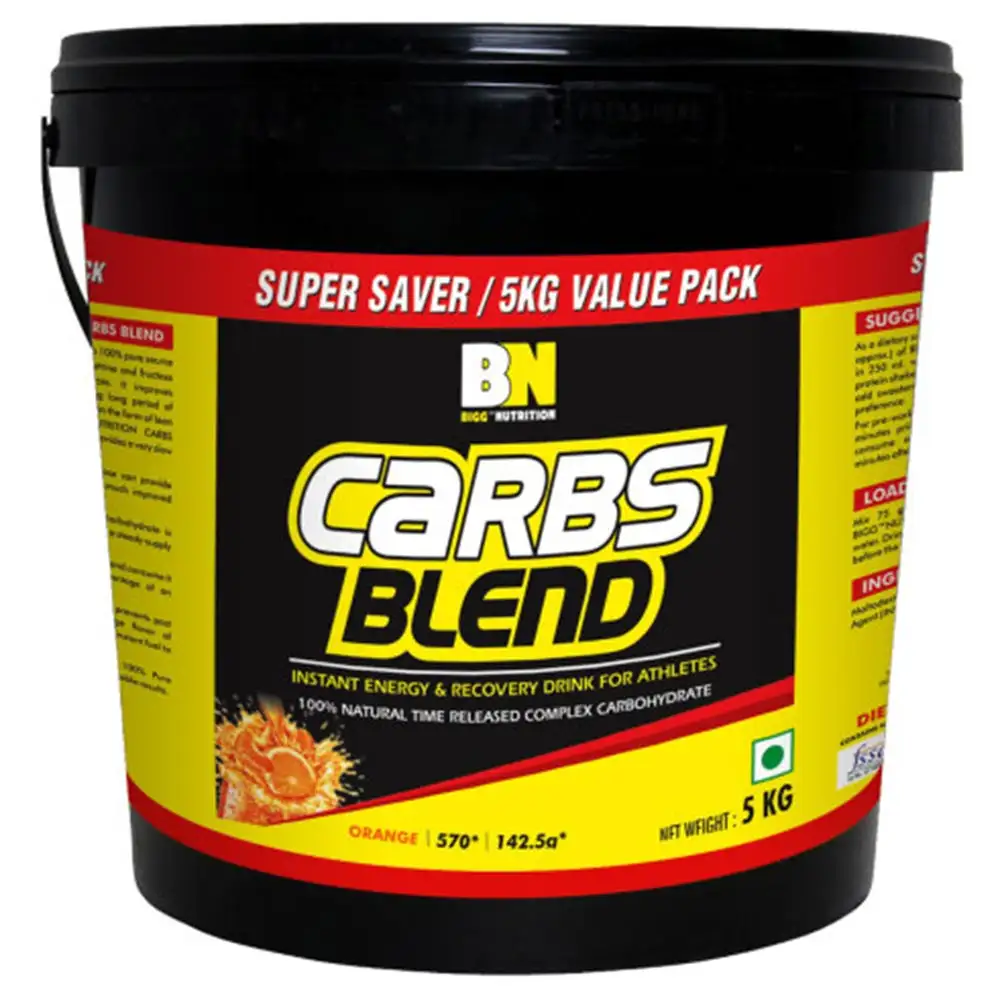 Bigg Nutrition Carbs Blend,  11 lb  Orange + Shaker Free